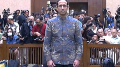 Mantan Mendikbudristek Nadiem Makarim Divonis 10 Tahun Penjara Denda 1 Miliar dan Denda Tambahan 809,6 Miliar