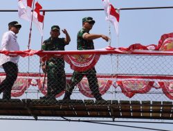 Jembatan Perintis Garuda Perkuat Konektivitas dan Kemanunggalan TNI-Rakyat di Garut