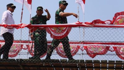 Jembatan Perintis Garuda Perkuat Konektivitas dan Kemanunggalan TNI-Rakyat di Garut