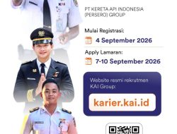 KAI Group Buka Rekrutmen Eksternal Mulai 4 September 2026 Melalui Portal karier.kai.id